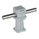 DEHN Support de câble gris H 36 mm pour Rd 8 mm M8 LH DS 8 H36 IGM8 GR