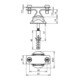 DEHN Support de câble NIRO, FL30/Rd6 mm FBHZS30KSKD8X40V2A