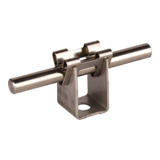 DEHN Support de câble NIRO pour Rd 8 mm H 20 mm LH DG 8 H20 I7,8 V2A
