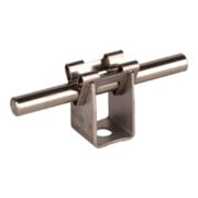 DEHN Support de câble NIRO pour Rd 8 mm H 20 mm LH DG 8 H20 I7,8 V2A-1