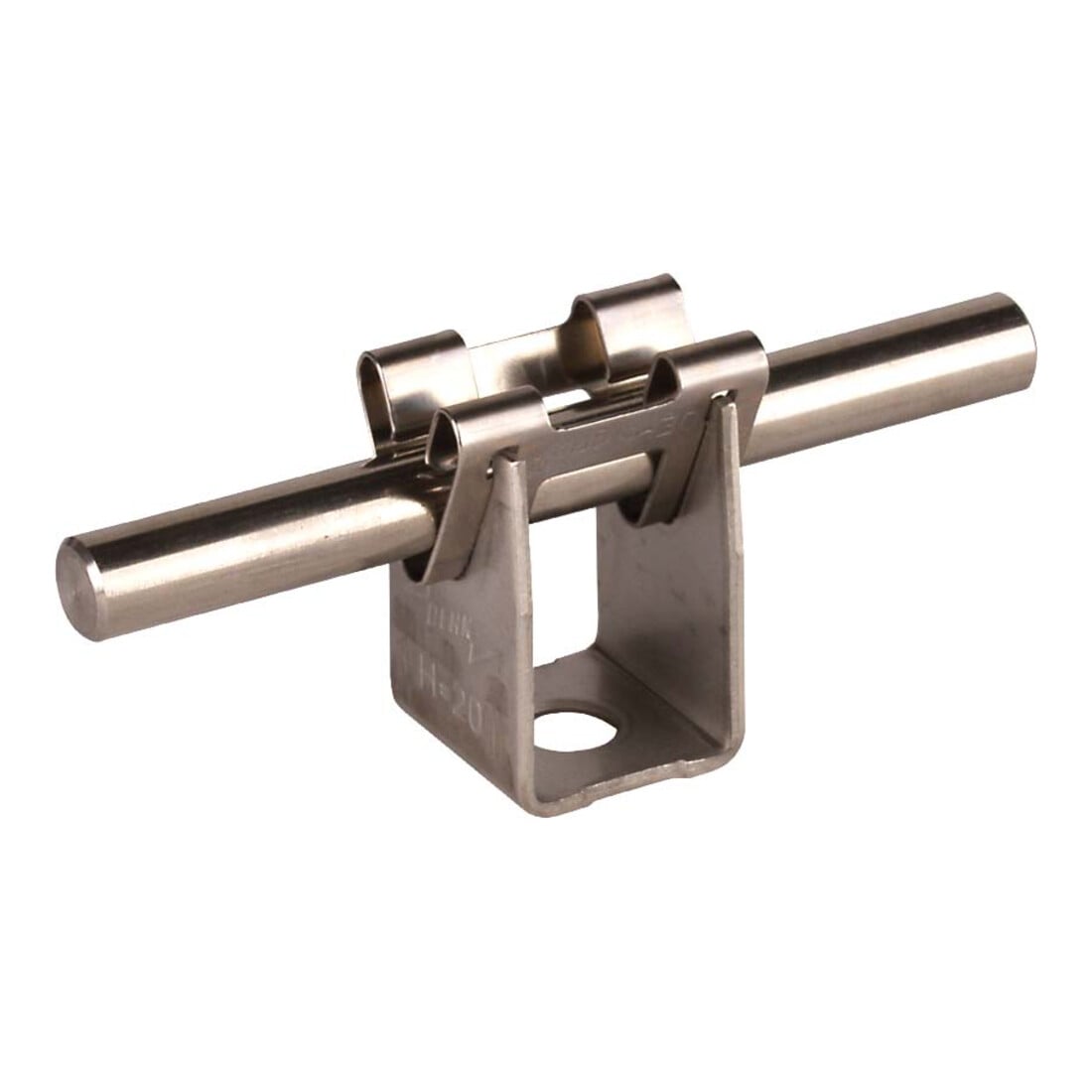 DEHN Support de câble NIRO pour Rd 8 mm H 20 mm LH DG 8 H20 I7,8 V2A