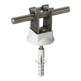 DEHN Support de câble NIRO pour Rd 8 mm H 20 mm LHDG8H20HS5X#207109