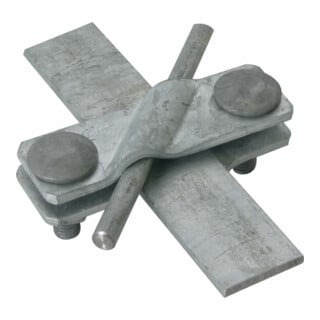 DEHN SV-Klemme Acier inoxydable/galvanisé pour fil rond 7-10/10mm SVK7.107.10FL30STTZN