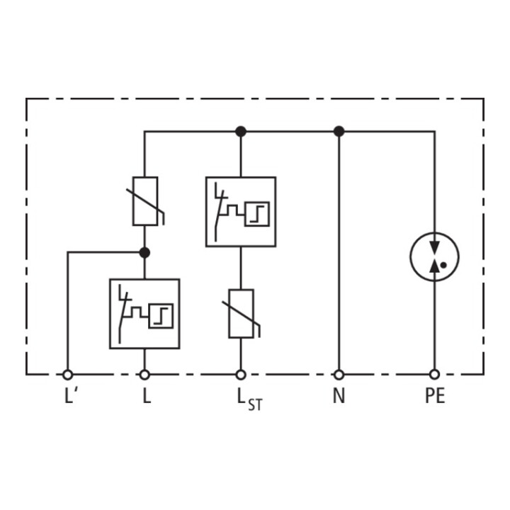 DEHN Überspannungs-Ableiter Typ 2 DEHNcord DCOR L 3P 275 SO LTG