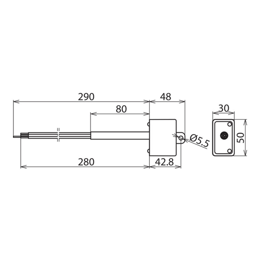 DEHN Überspannungsableiter Typ 2 DEHNcord, 2-p. DCOR L 2P 275 SO IP