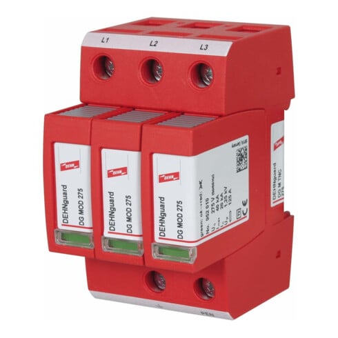 DEHN ÜS-Ableiter DEHNguard 230/400V, IP20, Typ2 DG M TNC 275