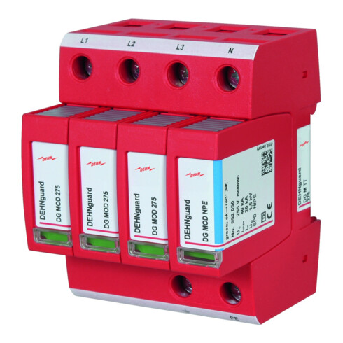 DEHN ÜS-Ableiter DEHNguard 230/400V,IP20,Typ2 DG M TT 275