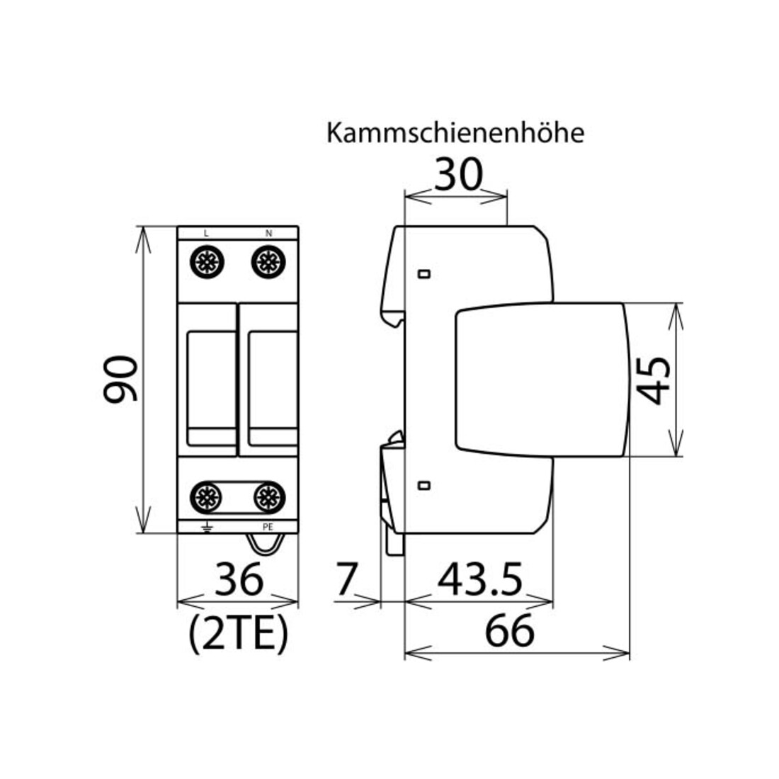DEHN ÜS-Ableiter DEHNguard DG M TN 275