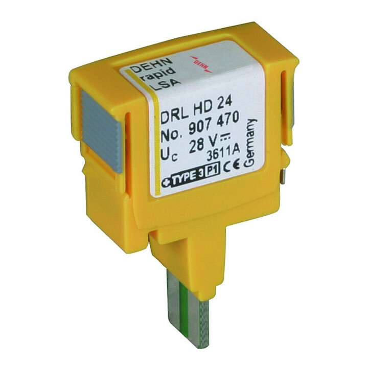 DEHN ÜS-Ableiter DEHNrapid LSA Schutzstecker DRL HD 24