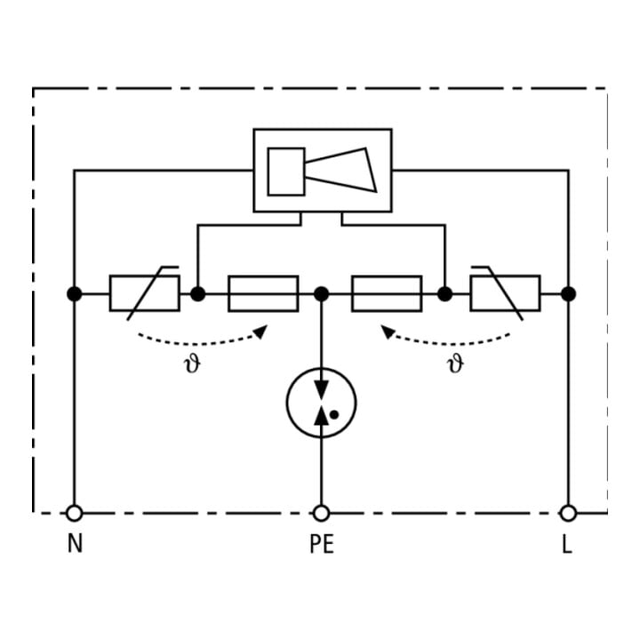 DEHN ÜS-Modul f.Schutzk.Steckdose STC 230