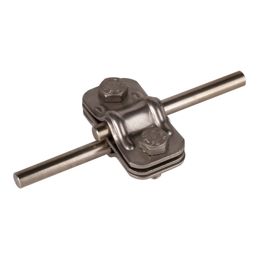 DEHN UNI-Connecteur de séparation NIRO avec plaque pour 2x Rd8-10 UTK 8.10 ZP V2A
