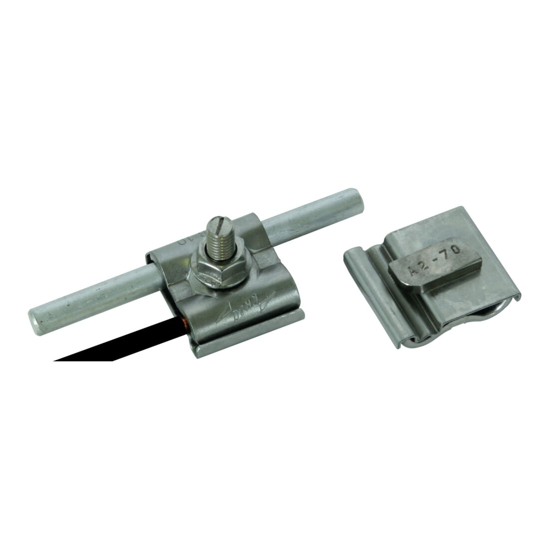 DEHN Uni-Erdungsklemme M8 Rd8-10mm+4-50qmm UEK810AQ450HKSM8V2A
