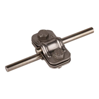 DEHN UNI-Trennklemme NIRO m.Platte f.2x Rd8-10 UTK 8.10 ZP V2A