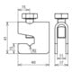 DEHN Verbindungsklemme St/tZn f. Rd6-10 VK A UNI ST