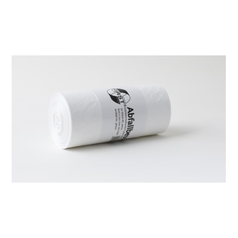Deiss First Plus- sac poubelle 60l blanc (50 pièces/rouleau)