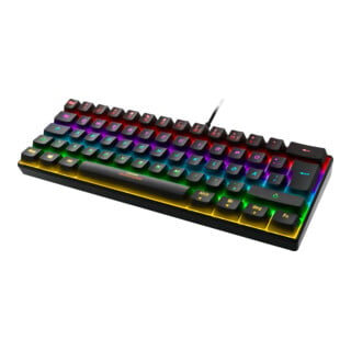 DELTACO GAMING Clavier mécanique 60% GAM-075-DE noir (GAM-075-DE)