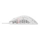 DELTACO GAMING Gaming Maus GAM-106-W RGB ultraleicht weiß