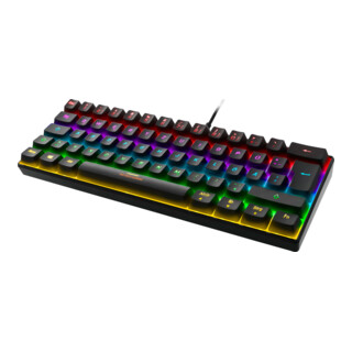 DELTACO GAMING Tastatur GAM-075-DE mechanisch 60% schwarz