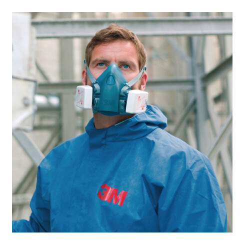 Demi-masque de protection respiratoire 3M 7502 Série 7500 EN 140 sans filtre M