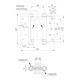 DENI Charnière de porte battante 3982, Gr.33 double pendule, TS 30-35 inox mat-3
