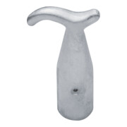 DENI Crochet pour loqueteau supérieur 4994, L 70 mm, l 40 mm, aluminium