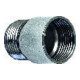 DENI Extension pour judas de porte, 3980 extérieur, diamètre 14 mm chromé-1