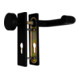 DENI FH-WE-Grt., carré, court PZ, plastique noir-1