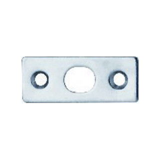 DENI Plaque de fermeture plate 9260, pour verrou de porte, galvanisée