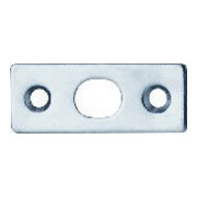 DENI Plaque de fermeture plate 9260, pour verrou de porte, galvanisée