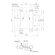 DENI® Paumelle pivotante 3982 pivotante des deux côtés 36/150 mm nickelée