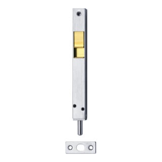 DENI Rohrkantriegel 9260,mit Schieber 14x100mm,Hub15mm Stahl