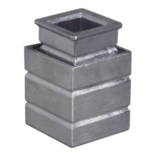 DENI Steinbuchse f.Vierkantstangen 13 mm Gusseisen 2-tlg.