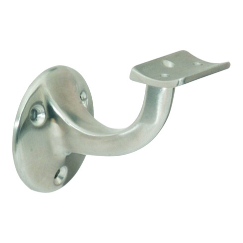 DENI support main courante Alu.silberf.elox.D.D.plaque murale 53mm support courbe