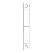 DENI Treibriegelstange m.Aussparung eins.1250mm D.16mm STA hell verz.-3
