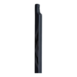 DENI Treibriegelstange m.Aussparung eins.1500mm D.13mm STA hell verz.