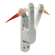Deni Türtreibriegel rs/ls silber elox. Vario DENI