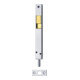 DENI Verrou de canalisation 9260, avec coulisseau 14x100mm, course 15mm acier-1