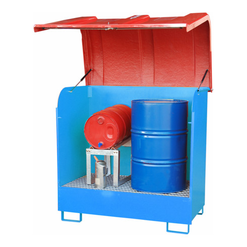 Bauer Südlohn Dépôt de substances dangereuses GD-B, peint, bleu clair