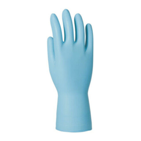 Dermatril P 743 Gants jetables taille 7 bleu Nitrile 50 pcs/boîte