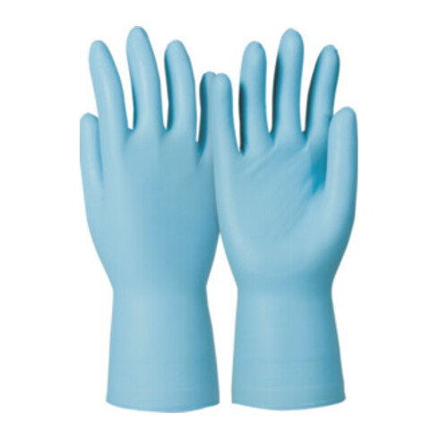 Dermatril P 743 Gants jetables taille 7 bleu Nitrile 50 pcs/boîte