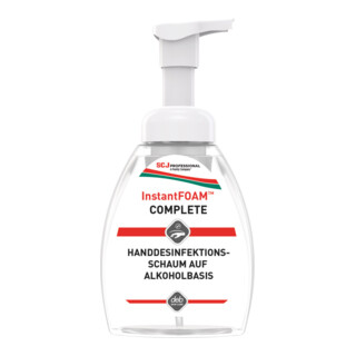 Désinfectant mousse pour les mains Deb InstantFOAM Complete Flacon de 250 ml