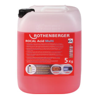 Détartrant Rothenberger ROCAL Acid Multi 5 kg p. cuivre acier VA