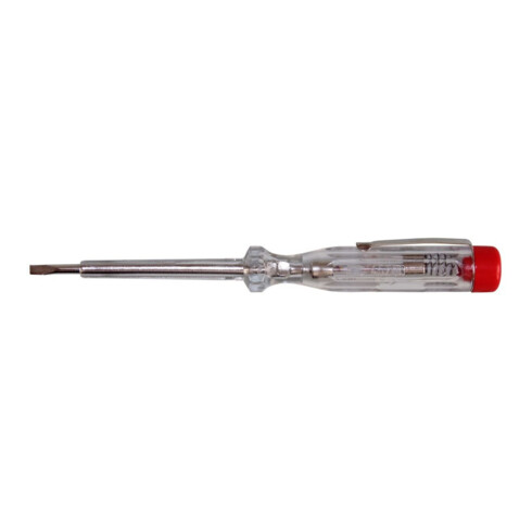 Détecteur de tension 120-250V AC l.3,0mm L.65/140mm av.clip de fixation VDE/GS