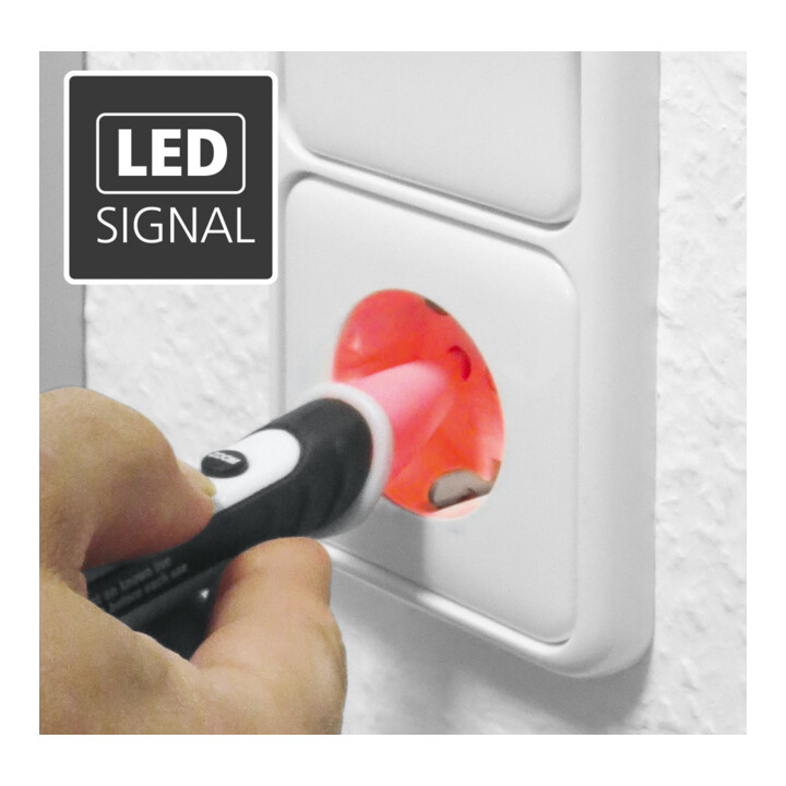 Détecteur de tension ActiveFinder 24-1000VAC avec lampe de poche avec clip poche