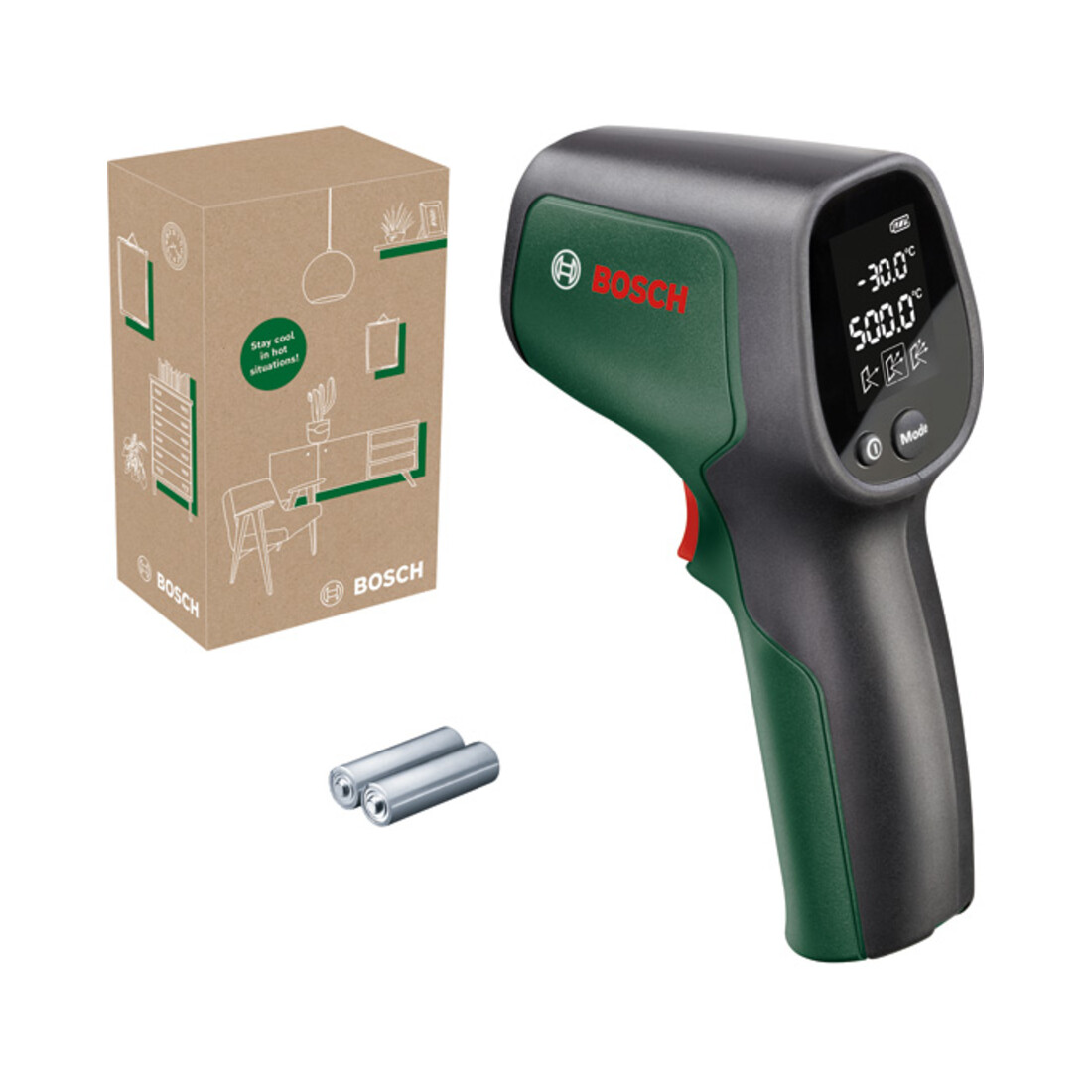 Détecteur thermique UniversalTemp Bosch, carton eCommerce