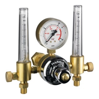 Détendeur pour bouteilles 801-821Z013 Argon-Mix 200 bar 2 x 30 l/min W 21,8 x 1/