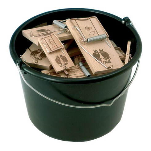 Deu Fa Luna-Pièges à souris à 100 dans seau promotionnel 237204