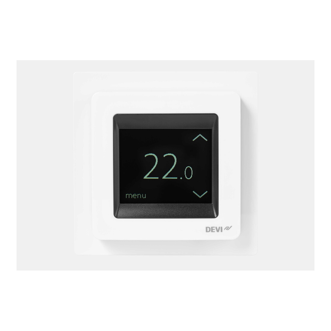 Devi Uhrenthermostat Touch-Display, 16A DEVIreg Touch rws