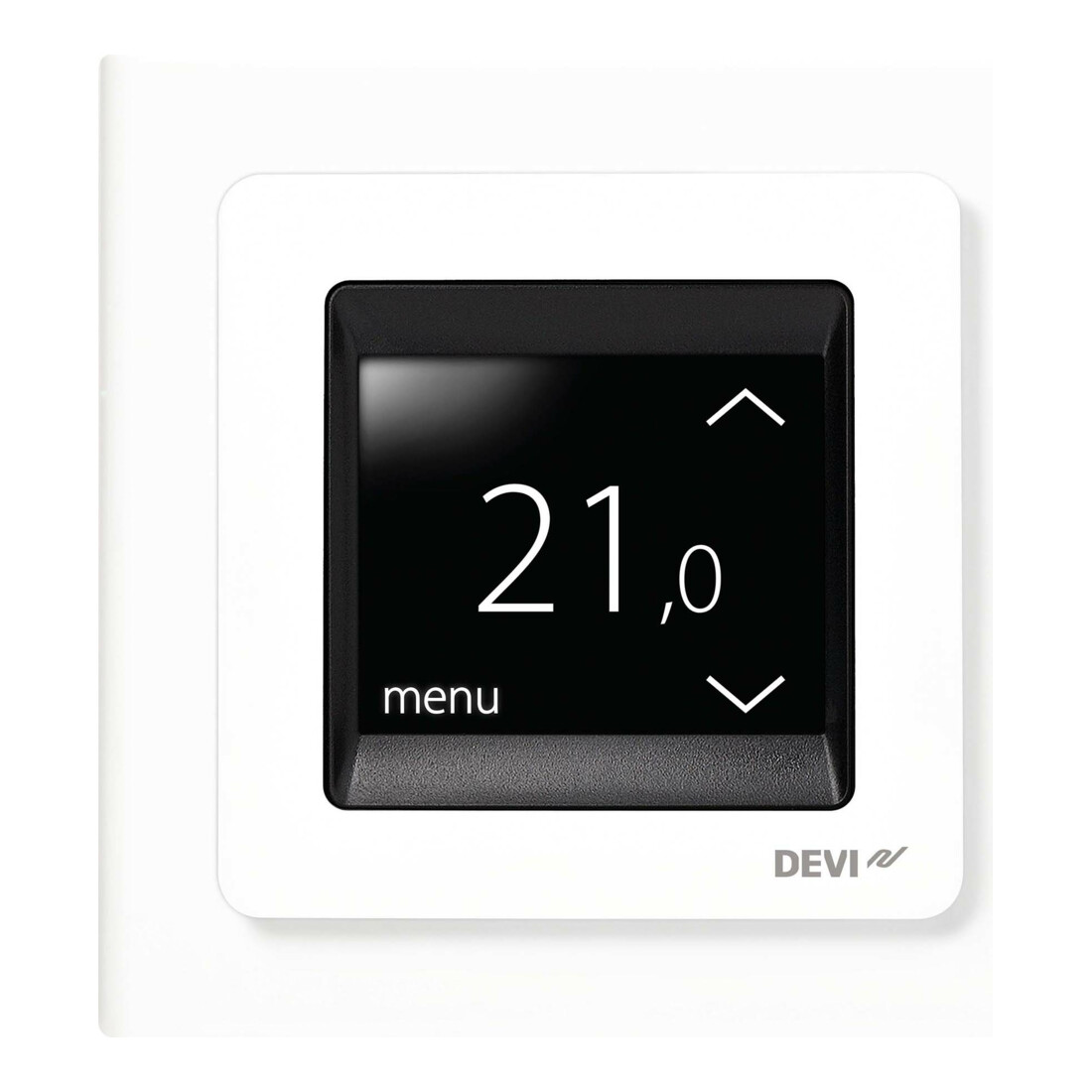 Devi UP-Uhrenthermostat 16A 230V devireg Touch m.Rahm