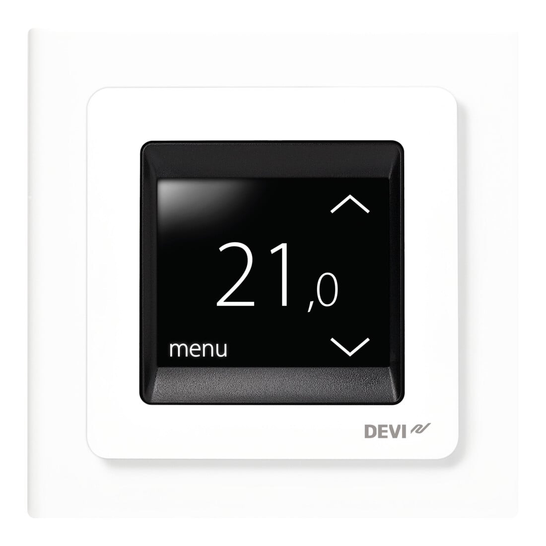 Devi UP-Uhrenthermostat 16A 230V devireg Touch m.Rahm